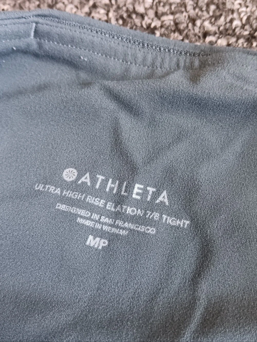 Athleta MP Gray High-Waist Seamless Womens Leggings, Active Wear, Gym, Workout